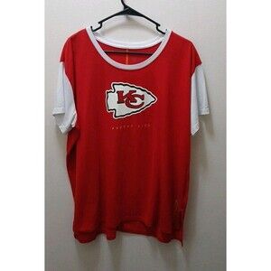 Nike Red Kansas City Chiefs Team Shortsleeve T-shirt High Low Womens Xxlg